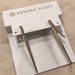 Kendra Scott Metallic Halsey Front-back Earrings